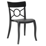 Стілець Papatya Opera-S сидіння чорне, верх чорний Стілець Papatya Opera-S сидіння чорне, верх чорний