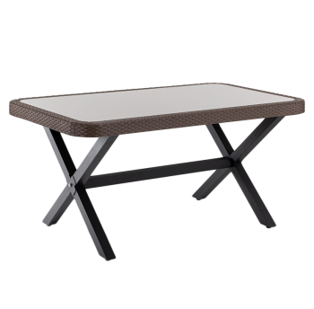 Стол Tilia Osaka-X 150 x 90 см столешница в стекле венге