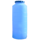 Бочка 300 л узкая вертикальная  ВО ПБ голубая