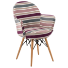 Крісло Tilia Gora-V ніжки букові, сидіння з тканиною ARTCLASS 903