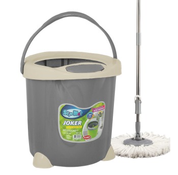 Набір для прибирання Planet Spin Mop Joker 15 л сірий