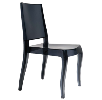 Стілець Papatya Class-X прозоро-димчастий