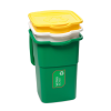 Набір сміттєвих баків ECO 3 зелений, білий, жовтий