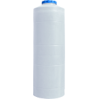 Ємність для дизельного палива 1000 л вузька вертикальна ВО ПБ біла