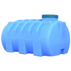 Бак 750 л горизонтальный ГО ПБ голубой