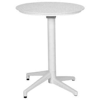 Стол с откидной столешницей Tilia Moon-S d70 см белая слоновая кость