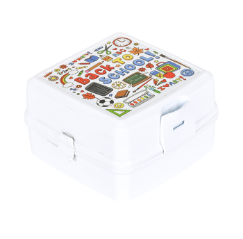 Ланч - бокс білий Irak Plastik