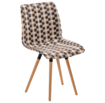 Стілець Tilia Laser-N ніжки букові, сидіння з тканиною ARTNUVO 46094 - V5