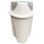 Відро для сміття Planet Twist 23 л крем - сірий Відро для сміття Planet Twist 23 л крем - сірий