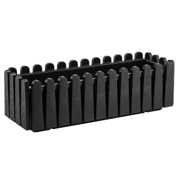 Горшок для цветов балконный Istanbul 9 л черный