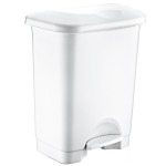 Відро для сміття з педаллю Irak Plastik Stella 45л біле