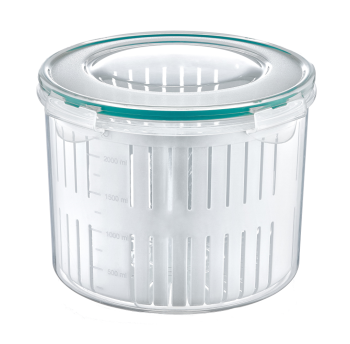 Контейнер Fresh Box с дуршлагом 2,5 л прозрачный