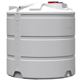 Емкость 5000 л вертикальная крышка с клапаном белая Viger