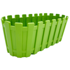 Горшок для цветов балконный Akasya 5,5 л зеленый