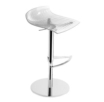 Стілець барний Papatya X-Treme B прозоро-чистий
