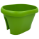 Горщик для квітів на перила Gardenya 12 л зелений