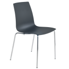 Стул Papatya X-Treme S Pro антрацит, ножки хром