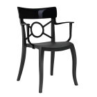 Кресло Papatya Opera-K сиденье черное, верх черный