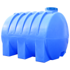 Бак 5000 л горизонтальний ПБ блакитний