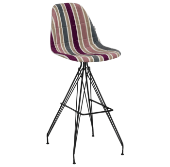 Стул барный Tilia Eos-X сиденье с тканью, ножки металлические крашеные ARTCLASS 903