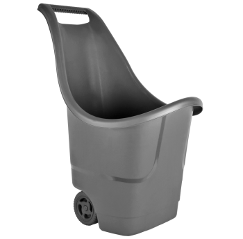 Садовая тележка на колесах 50 л антрацитовая