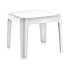 Стіл до шезлонга  45x45 білий Irak Plastik