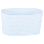 Горшок для цветов балконный с дренажем Kapadokya 4,7 л белый