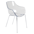 Крісло Papatya Opal прозоро-чисте