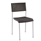 Стілець Irak Plastik Klasik під ротанг темно-коричневий