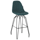 Стілець барний Tilia Eos-M сидіння з тканиною, ніжки металеві фарбовані ARTCLASS 808