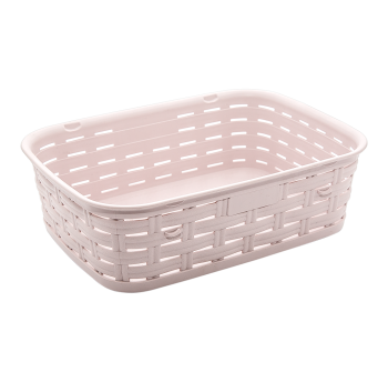 Корзина под ротанг 1,75 л пудровая