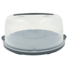 Тортовница d28,5 см серая