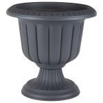 Горшок для цветов на ножке Nergiz 9,8 л антрацитовый
