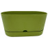 Горшок для цветов балконный Begonya 5,5 л зеленый