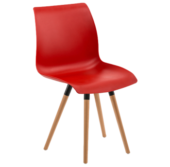 Стул Tilia Laser-N ножки буковые красный