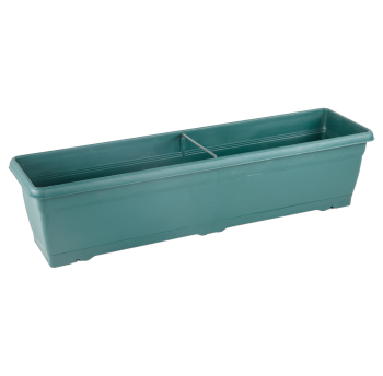 Горщик для квітів балконний Villa 14 л зелений