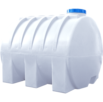 Бак 5000 л горизонтальный ПБ белый