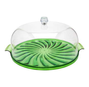 Тортовница Кристалл зеленая