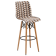 Стул барный Tilia Laser-V ножки буковые, сиденье с тканью ARTNUVO 46094 - V5