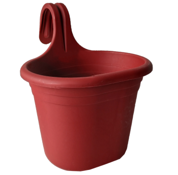 Горшок для цветов балконный подвесной Camellia 3 л красный