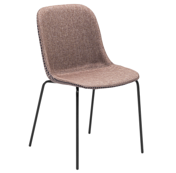 Стул Tilia Shell-MP Pad сиденье с тканью pied de poule-02