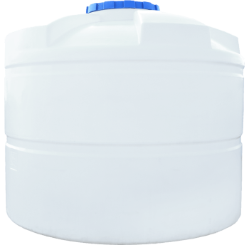 Бочка 7500 л вертикальная широкая ПБ белая