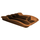 Лоток для столовых приборов темно-коричневый Лоток для столовых приборов темно-коричневый