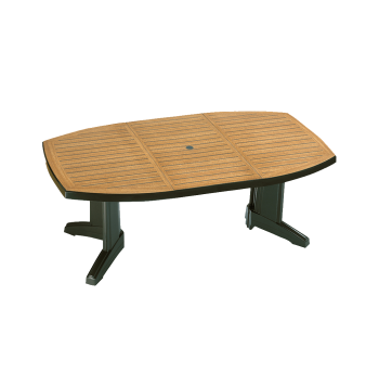 Стол PAPATYA Магнум 1 115x195 зеленый под дерево