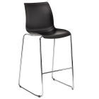 Стілець барний Tilia Laser ніжки хромовані чорний