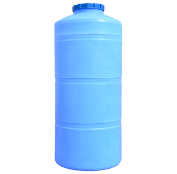 Бочка 750 л узкая вертикальная ВО ПБ голубая