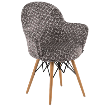 Крісло Tilia Gora-V ніжки букові, сидіння з тканиною ARTCLASS 802