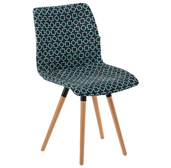 Стул Tilia Laser-N ножки буковые, сиденье с тканью ARTCLASS 808