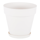 Горщик для квітів Yali 23 л біло-сірий