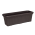 Горщик для квітів балконний Wire 12 л антрацитовий